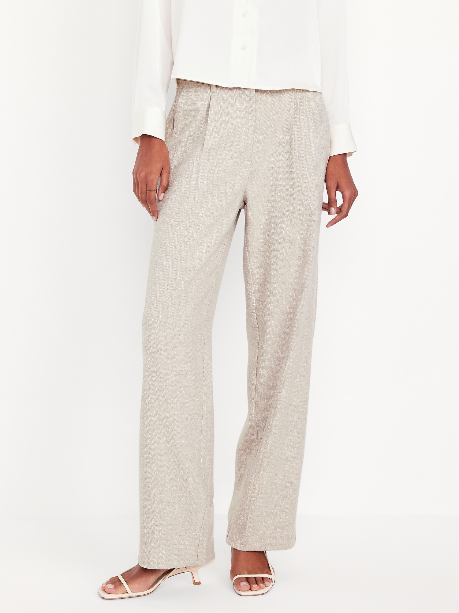 Extra High-Waisted Taylor Wide-Leg Trouser Pants