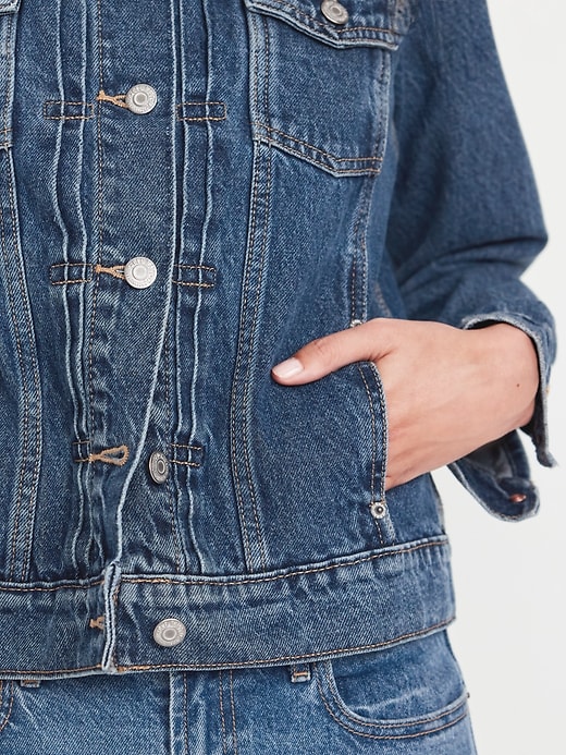 Image number 5 showing, Classic Jean Jacket for Women