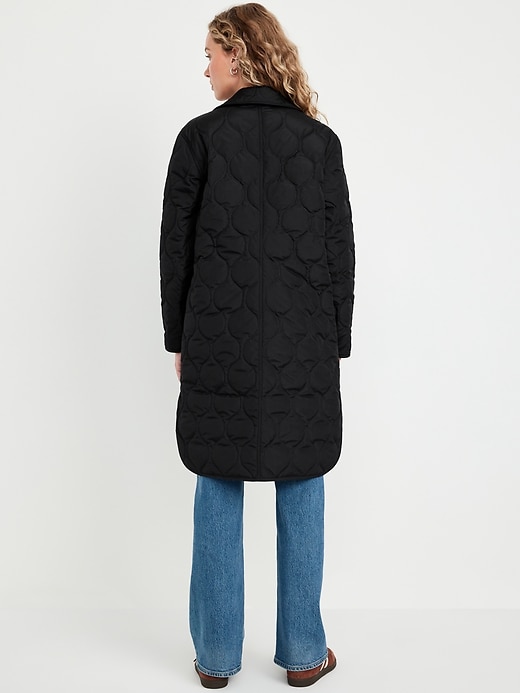 Image number 7 showing, Quilted Long Jacket