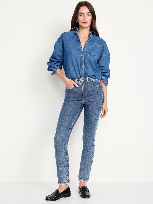 Image number 1 showing, High-Waisted OG Straight Ankle Jeans