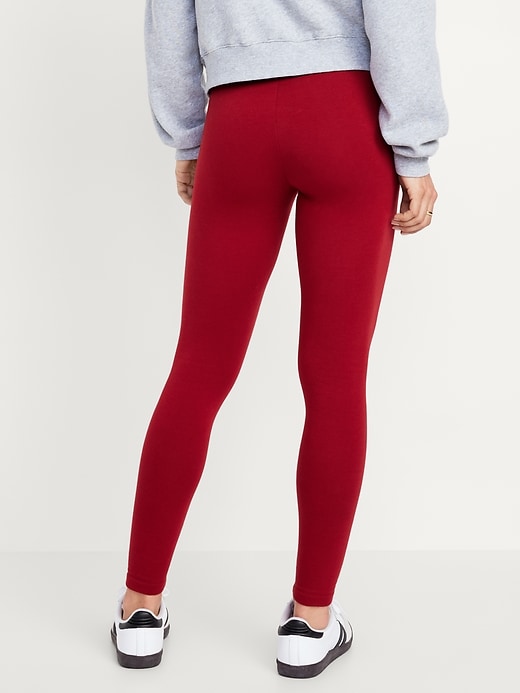 Image number 7 showing, High-Waisted Fleece-Lined Leggings