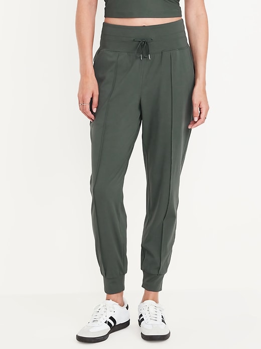 Image number 1 showing, High-Waisted PowerSoft Seamed Joggers