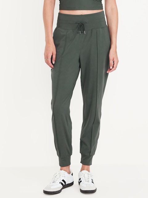High-Waisted PowerSoft Seamed Joggers