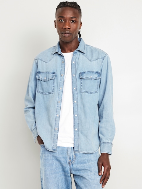 Denim Western Pocket Shirt
