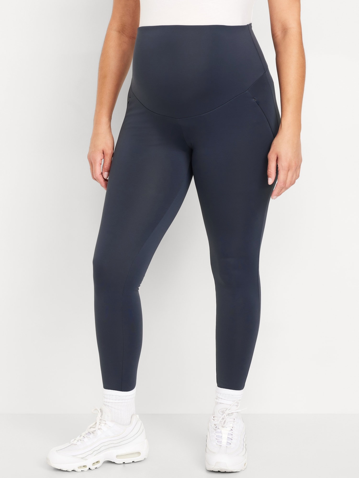 Maternity Full-Panel PowerSoft 7/8 Leggings