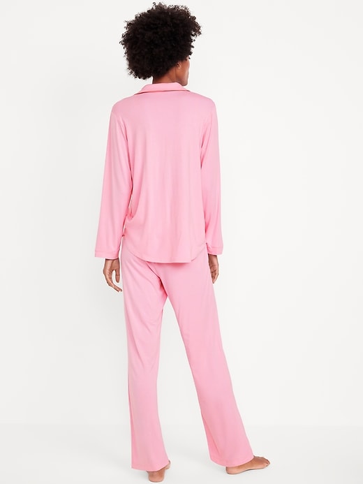 Image number 2 showing, Knit Jersey Pajama Pant Set