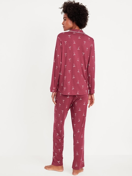 Image number 2 showing, Knit Jersey Pajama Pant Set