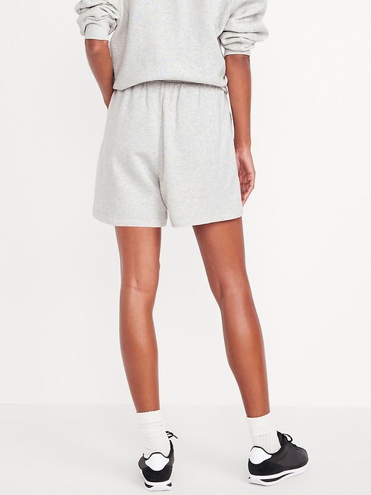 Image number 2 showing, Extra High-Waisted SoComfy Sweat Shorts -- 5-inch inseam