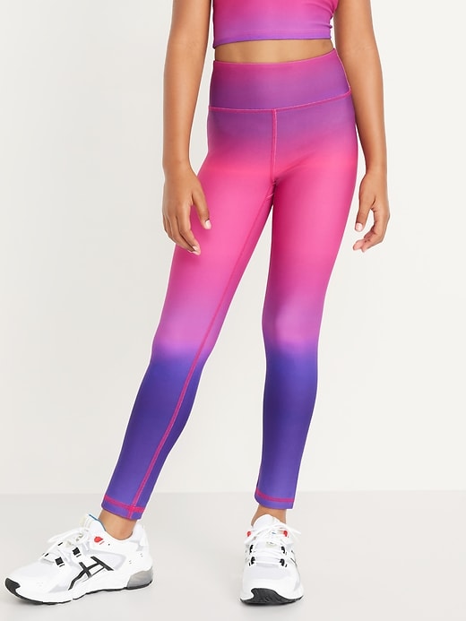 Voir une image plus grande du produit 1 de 4. Legging performance PowerSoft longueur 7/8 à taille haute pour Fille