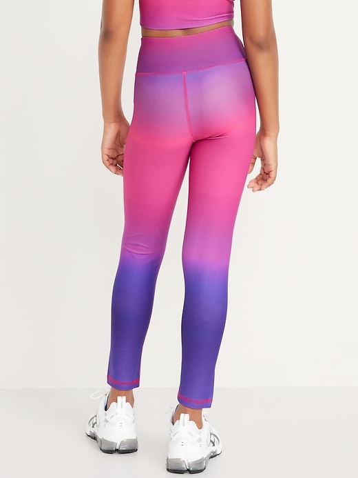 Voir une image plus grande du produit 2 de 4. Legging performance PowerSoft longueur 7/8 à taille haute pour Fille