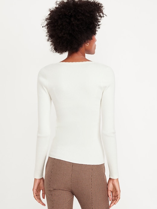 Image number 2 showing, Long-Sleeve Ribbed Sweater