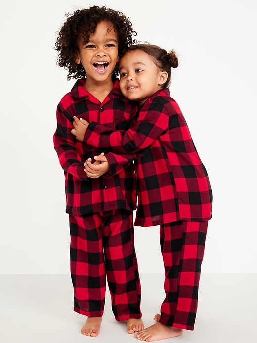 View large product image 1 of 4. Unisex Printed Pajama Set for Toddler &amp; Baby