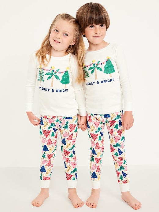 Voir une image plus grande du produit 1 de 3. Pyjama moulant à motif unisexe pour tout-petit et bébé