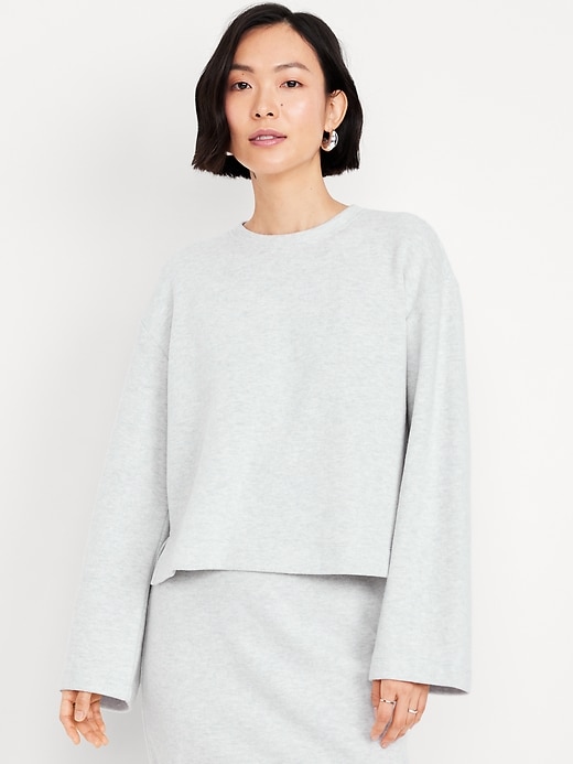 Image number 1 showing, Cozy Drop-Shoulder Sweater