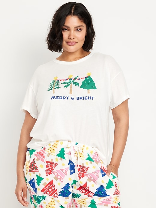 Image number 7 showing, Matching Holiday-Graphic T-Shirt for Women