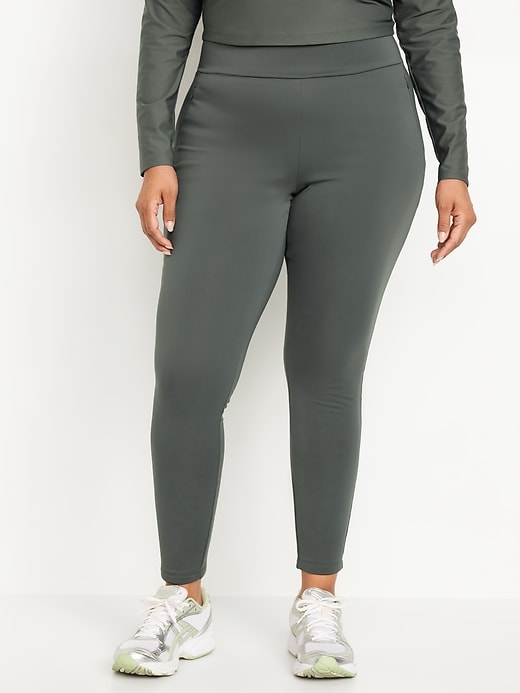 L'image numéro 6 présente Legging PowerSoft doublé douillet pleine longueur à taille haute