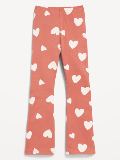 Full-Length Flared Leggings for Girls - Multi