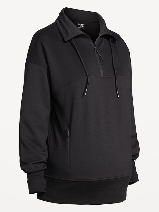 Image number 7 showing, Maternity Dynamic Fleece Half Zip