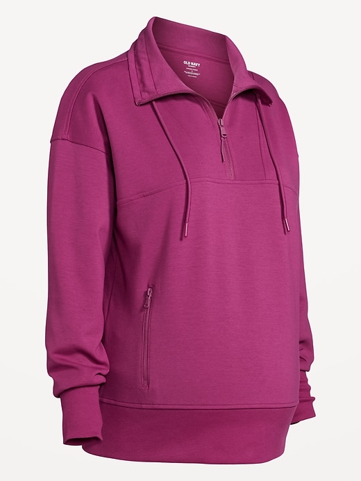 Image number 2 showing, Maternity Dynamic Fleece Half Zip