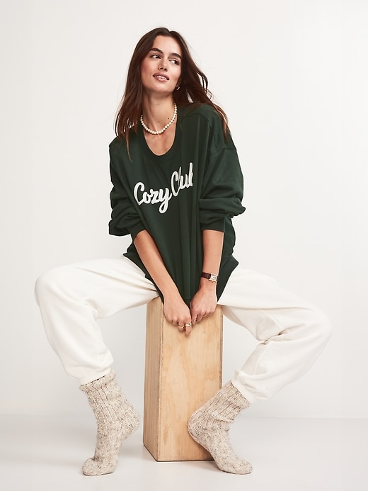 Image number 3 showing, SoComfy Crop Sweatshirt