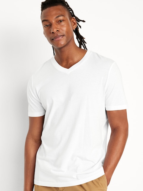 T-shirt à col en V pour Homme