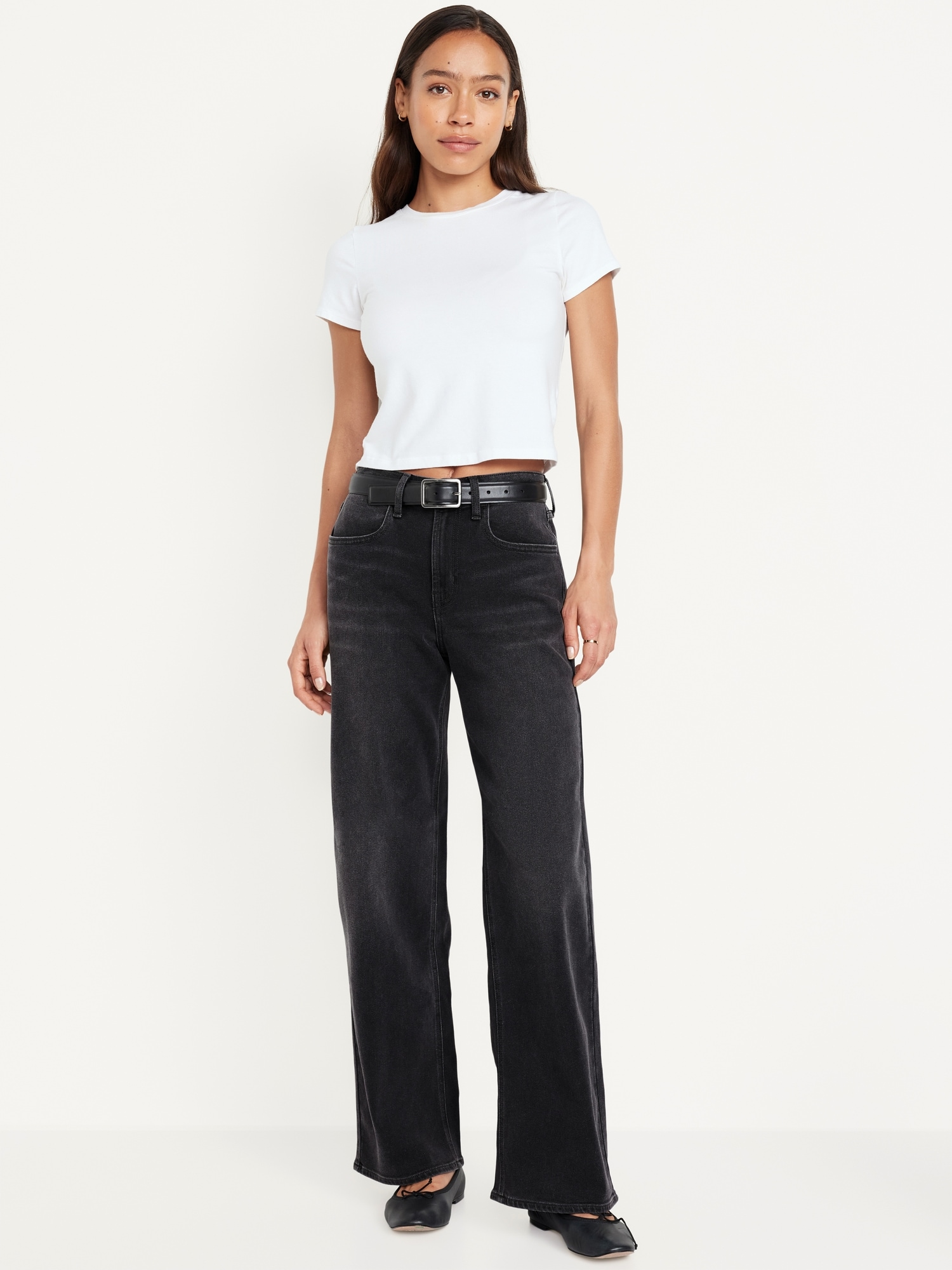 High-Waisted Wow Wide-Leg Jeans