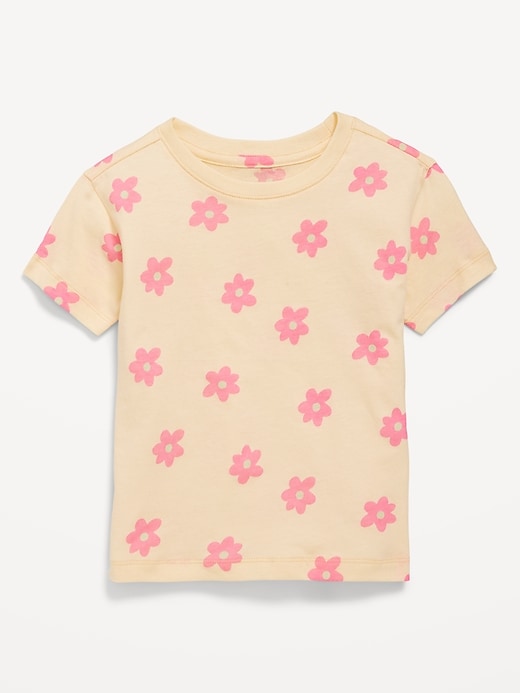 Voir une image plus grande du produit 1 de 2. T-shirt à manches courtes à motif pour Toute-petite Fille