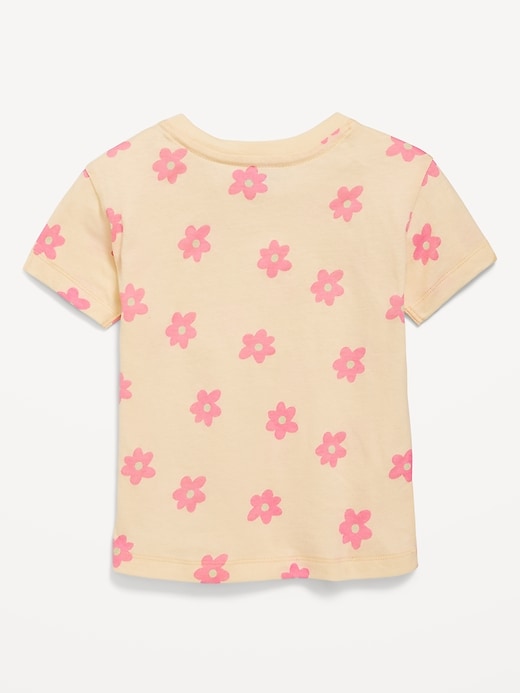 Voir une image plus grande du produit 2 de 2. T-shirt à manches courtes à motif pour Toute-petite Fille