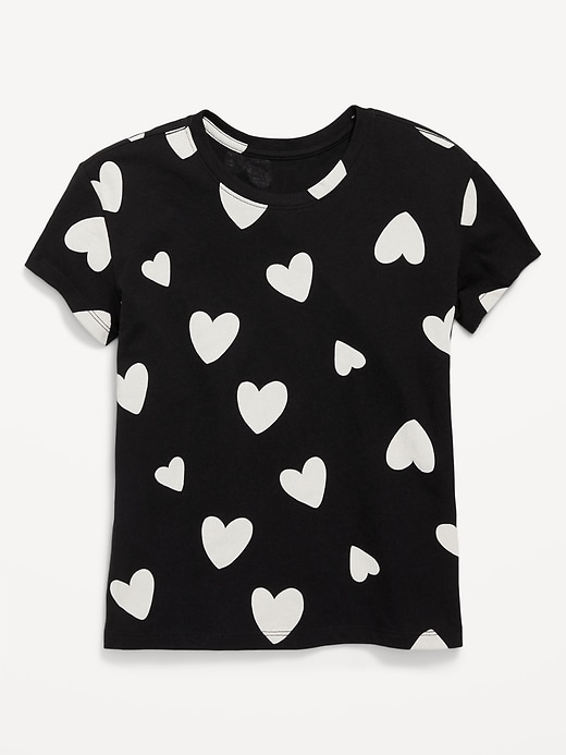 View large product image 1 of 2. Printed Softest Short-Sleeve T-Shirt for Girls