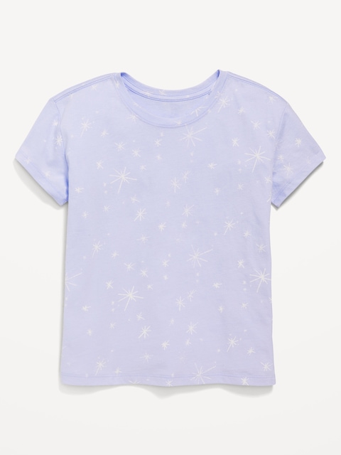 Printed Softest Short-Sleeve T-Shirt for Girls