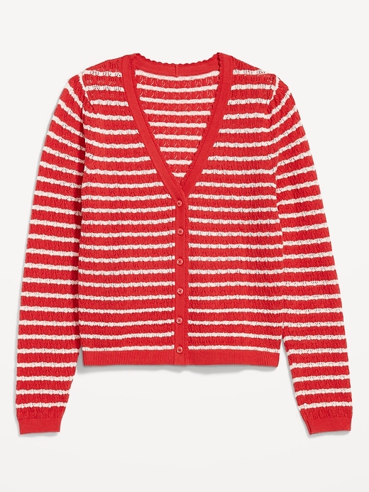 Image number 4 showing, SoSoft Lite Pointelle Cardigan