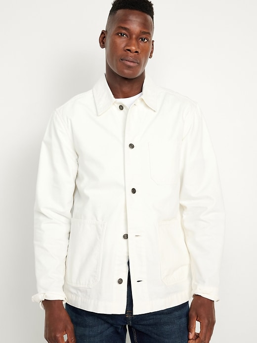 Voir une image plus grande du produit 1 de 3. Veste d’ouvrier en toile pour Homme