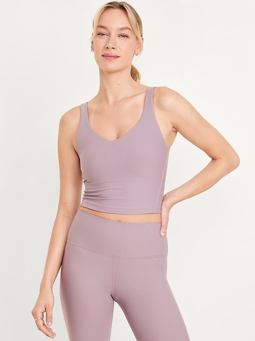 Image number 1 showing, Light Support PowerSoft Longline Sports Bra