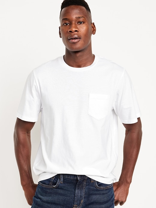 Image number 1 showing, Crew-Neck Pocket T-Shirt