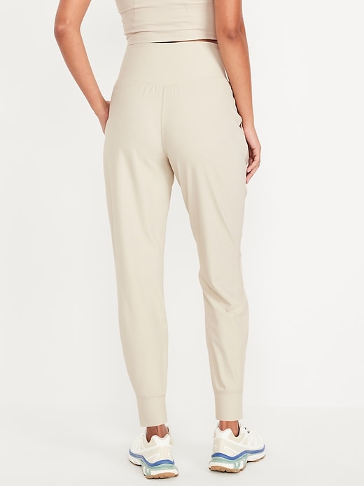 Image number 2 showing, High-Waisted PowerSoft Rib 7/8 Joggers