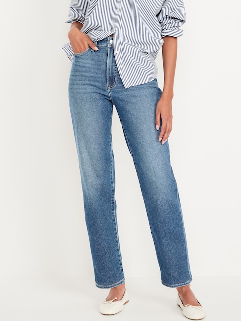 Jean OG droit à Chaleur intégrée à taille haute longueur cheville