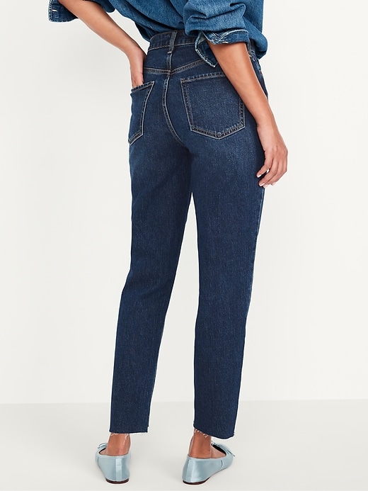 Image number 7 showing, High-Waisted OG Straight Cut-Off Ankle Jeans