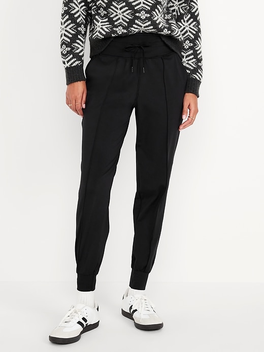 Image number 1 showing, High-Waisted PowerSoft Seamed Joggers