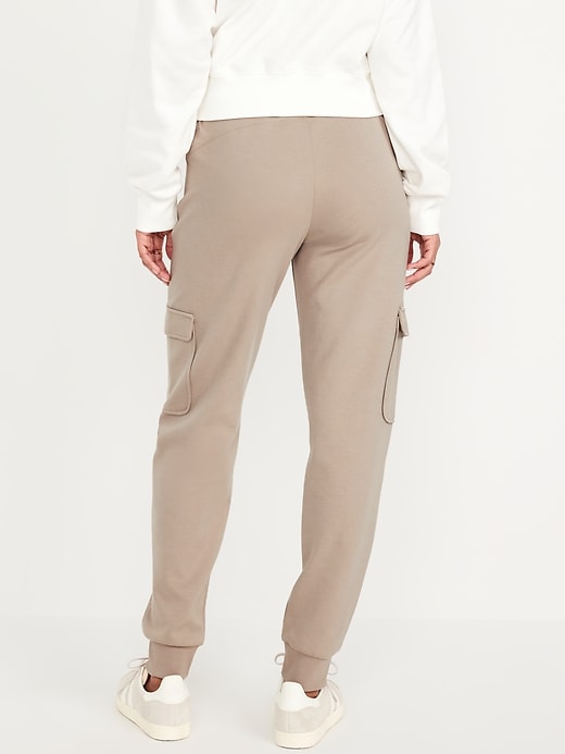 Image number 8 showing, High-Waisted Dynamic Fleece Cargo Joggers