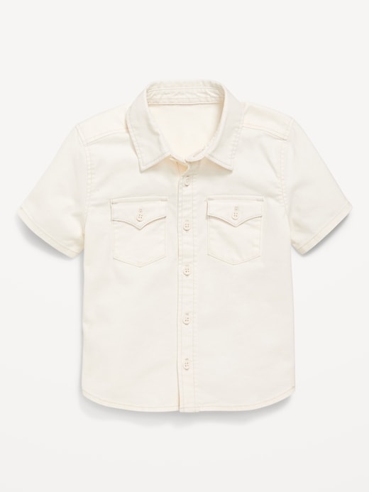 Voir une image plus grande du produit 1 de 1. Chemise à poches et à manches courtes pour tout-petit garçon