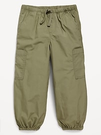 Image number 1 showing, Loose Cargo Poplin Pants for Toddler Girls