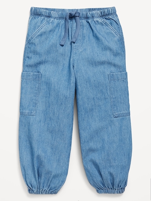 Voir une image plus grande du produit 2 de 2. Pantalon parachute coupe généreuse pour toute-petite fille