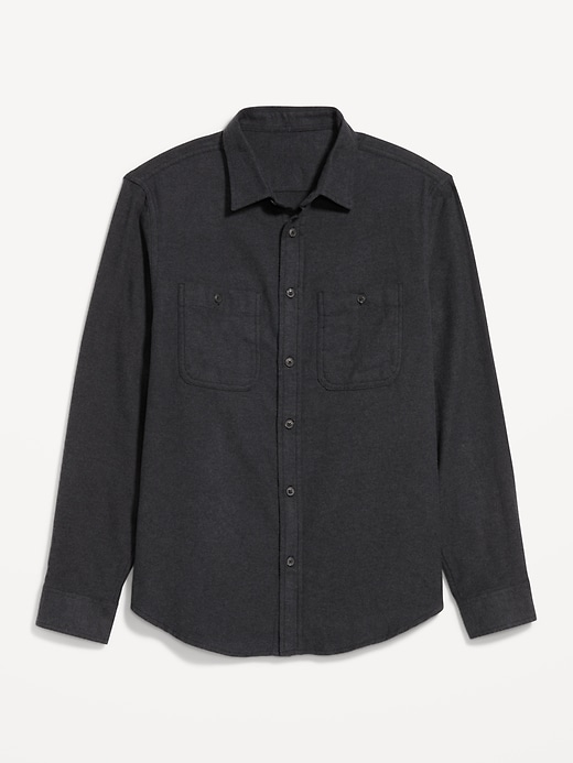 L'image numéro 4 présente Chemise en flanelle à poche