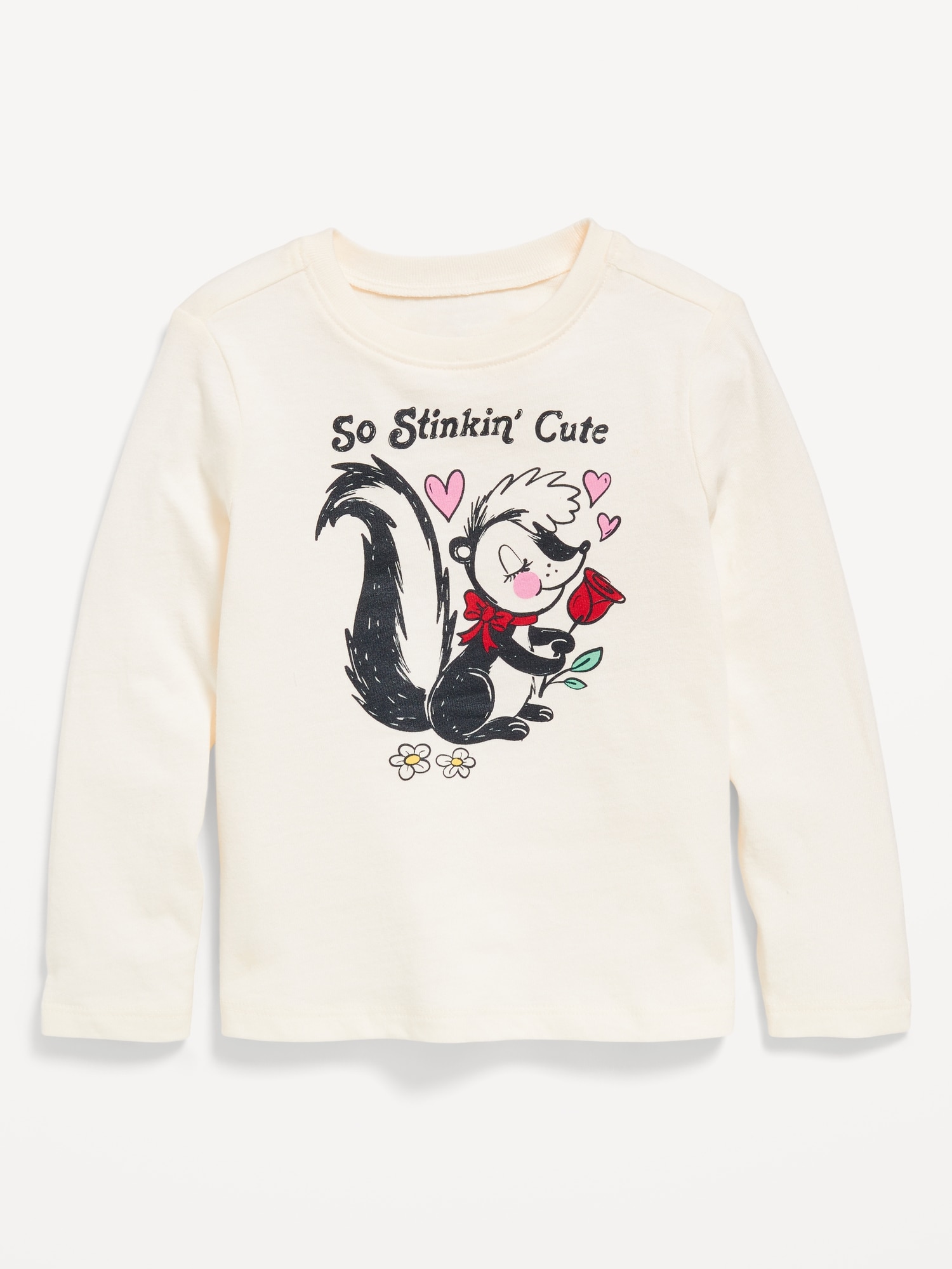 Long-Sleeve Graphic T-Shirt for Toddler Girls