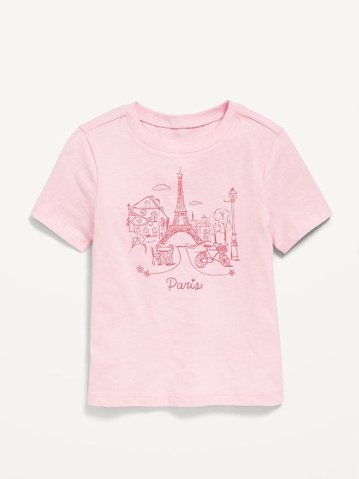 View large product image 1 of 1. Short-Sleeve Graphic T-Shirt for Toddler Girls