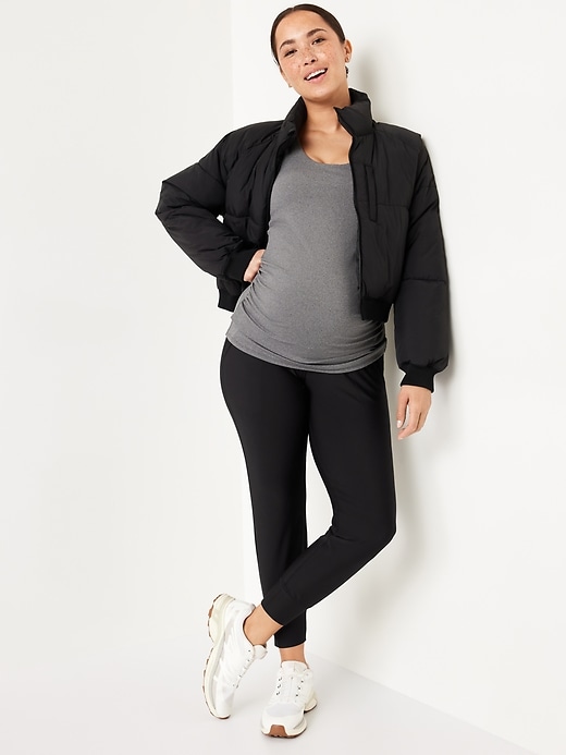 Image number 3 showing, Maternity Full-Panel PowerSoft Jogger