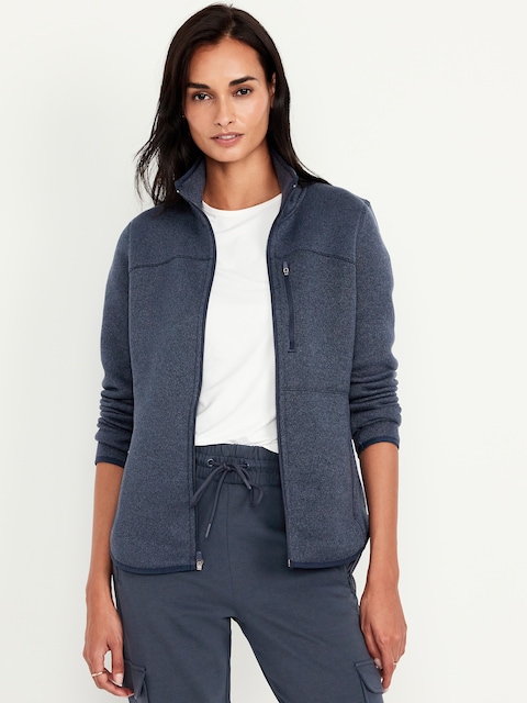 Veste en tricot de molleton