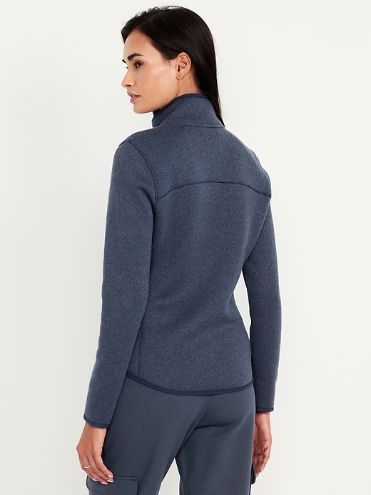 Image number 5 showing, Fleece-Knit Zip Jacket