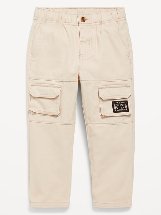 Voir une image plus grande du produit 1 de 2. Pantalon cargo ample en sergé pour tout-petit garçon