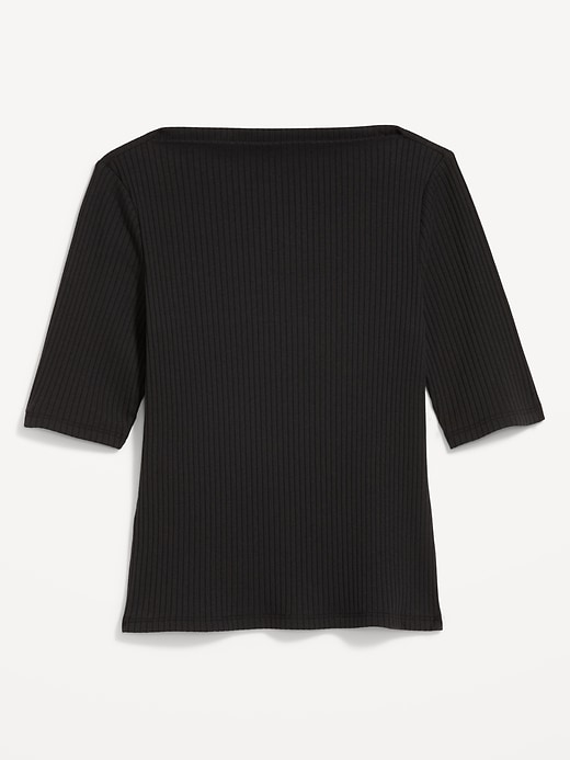 Image number 4 showing, Ribbed T-Shirt